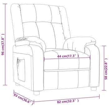 Relaxsessel Schwarz Stoff