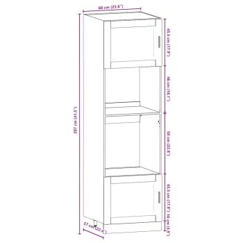 7-tlg. Küchenschrank-Set Porto Altholz-Optik Holzwerkstoff