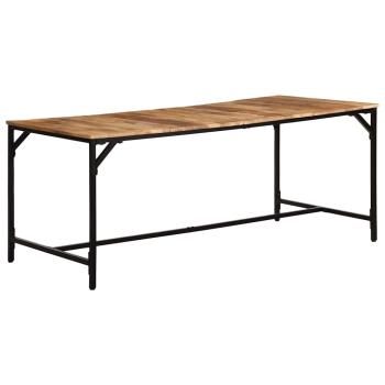 Esstisch 180x90x75 cm Raues Massivholz Mango