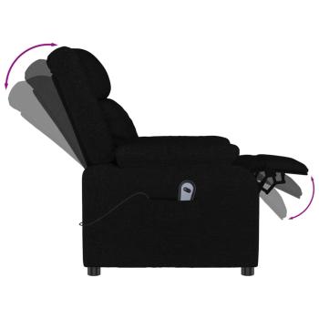 Relaxsessel Elektrisch Schwarz Stoff