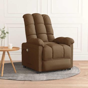 ARDEBO.de - Massagesessel Braun Stoff
