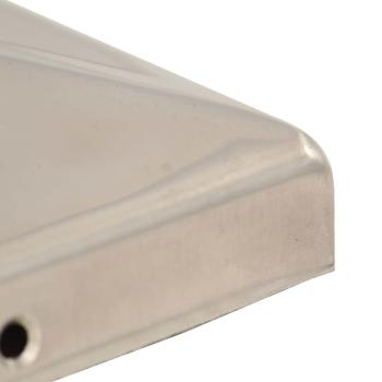 Pfostenkappen 6 Stk. Pyramide Edelstahl 91 x 91 mm