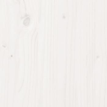 Bettgestell mit Kopfteil ohne Matratze Weiß 180x200 cm