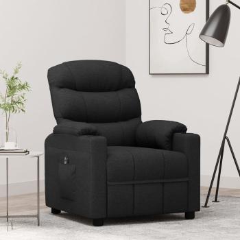 ARDEBO.de - Relaxsessel Elektrisch Schwarz Stoff