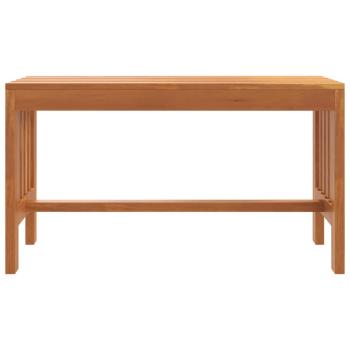 Gartenbank 80 cm Massivholz Eukalyptus