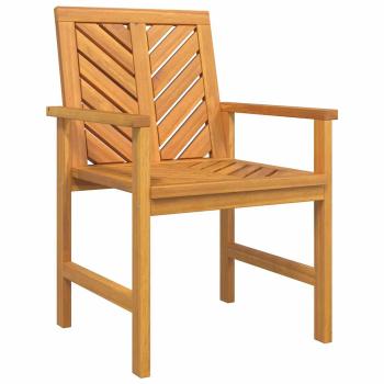 6-teiliges Garten Esszimmer Set aus Massivholz Akazie