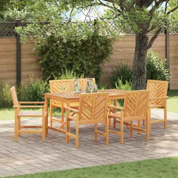 ARDEBO.de - 5-teiliges Garten Ess-Set Massivholz Akazie