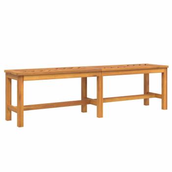 5-teilige Garten-Essgruppe aus massivem Akazienholz