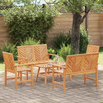 ARDEBO.de - 5-teiliges Garten Lounge Set Massivholz Akazie