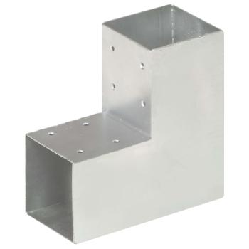 ARDEBO.de - Pfostenverbinder L-Form Verzinktes Metall 91 x 91 mm