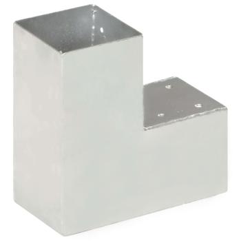 Pfostenverbinder L-Form Verzinktes Metall 91 x 91 mm