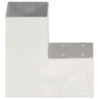 Pfostenverbinder L-Form Verzinktes Metall 91 x 91 mm