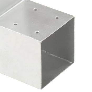 Pfostenverbinder L-Form Verzinktes Metall 91 x 91 mm