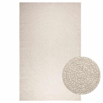 ARDEBO.de - Teppich ZIZUR Creme 200x290 cm Jute-Optik Indoor und Outdoor