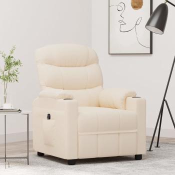 ARDEBO.de - Relaxsessel Elektrisch Creme Stoff