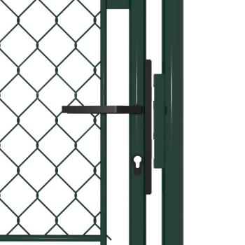 Gartentor Stahl 100×175 cm Grün