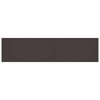 17-teiliges Garten Essset mit Kissen Braun Poly Rattan