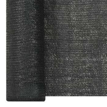 Zaunblende Schwarz 1,8x50 m HDPE 150 g/m²