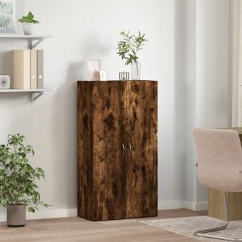 Aktenschrank Räuchereiche 60x32x115 cm Holzwerkstoff