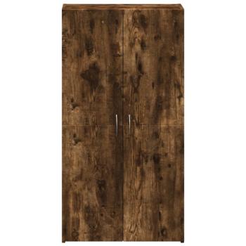 Aktenschrank Räuchereiche 60x32x115 cm Holzwerkstoff