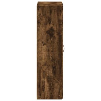 Aktenschrank Räuchereiche 60x32x115 cm Holzwerkstoff