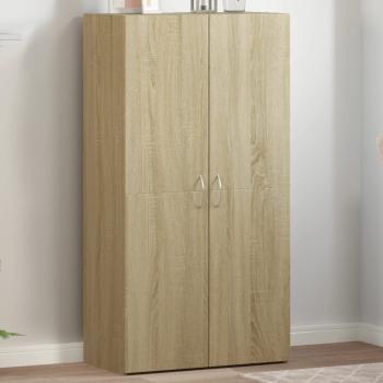 ARDEBO.de - Aktenschrank Sonoma-Eiche 60x32x115 cm Holzwerkstoff