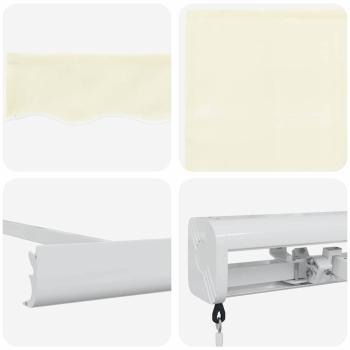 Creme Manuelle Einziehbare Markise 300x250 cm