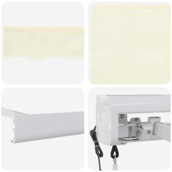 Automatische Einziehbare Markise Creme 300x250 cm
