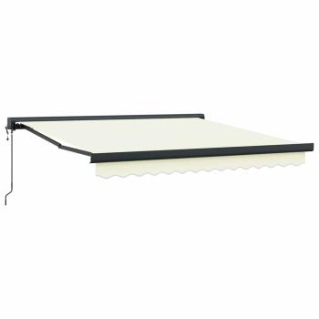 Automatische Einziehbare Markise Creme 300x250 cm