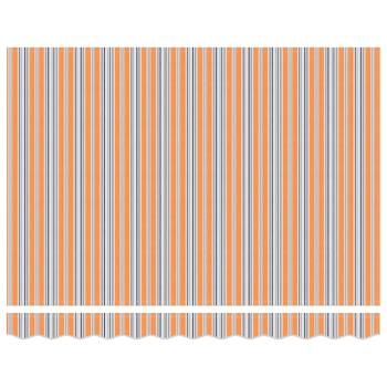 manuelle einziehbare Markise mit bunten Streifen 300x250 cm
