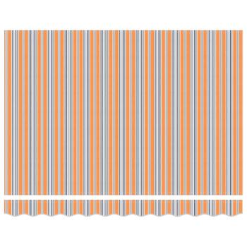 Manuelle einziehbare Markise mit bunten Streifen 350x250 cm