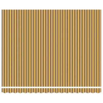 Manuelle Einziehbare Markise mit LED - Mehrfarbige Streifen 400x300 cm