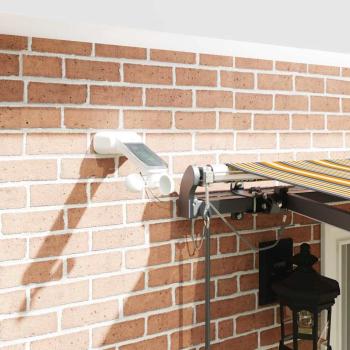 Automatische einziehbare Markise mit LED mehrfarbigen Streifen 400x350 cm