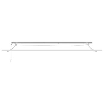 Automatische einziehbare Markise mit LED in Orange und Braun 500x350 cm