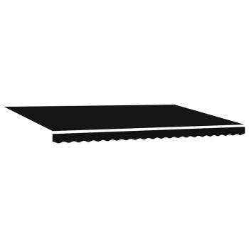 Automatische Einziehbare Markise Schwarz 500x350 cm