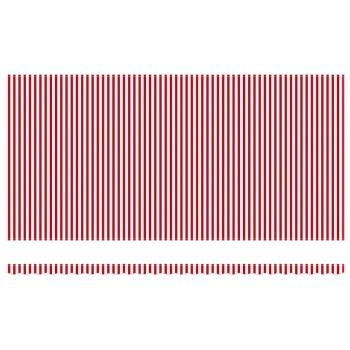 manuelle einziehbare Markise mit LED Rot und Weiß Streifen 600x300 cm