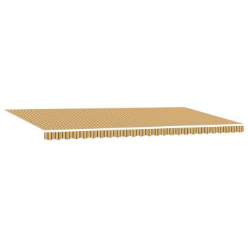 Automatische einziehbare Markise mit mehrfarbigem Streifen 600x350 cm