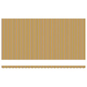 Manuelle einziehbare Markise mit bunten Streifen 600x350 cm