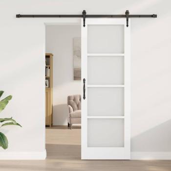 Schiebetür mit Beschlagset 'ORKDAL'Weiß 73,5x211 cm