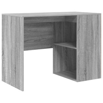 Eckschreibtisch Grau Sonoma 102x88x75 cm Spanplatte