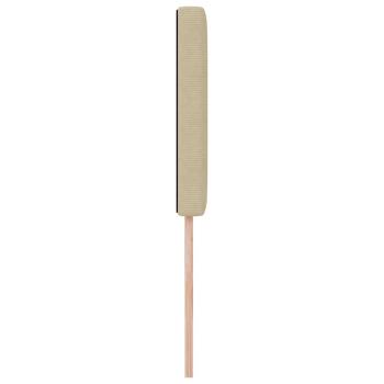 LED Kopfteil mit LED-Lichtleisten Grau-Grün 80 cm Cordstoff