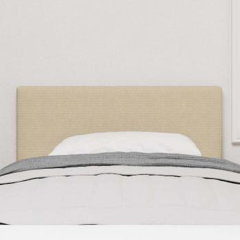 LED Kopfteil mit LED-Lichtleisten Grau-Grün 80 cm Cordstoff