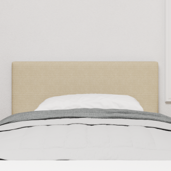 LED Kopfteil mit LED-Lichtleisten Grau-Grün 80 cm Cordstoff