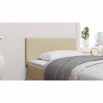 LED Kopfteil mit LED-Lichtleisten Grau-Grün 80 cm Cordstoff