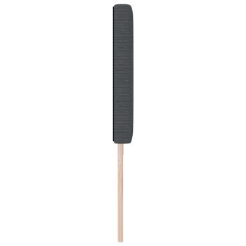 LED Kopfteil Einfarbig Dunkelgrau 100 cm Cordstoff