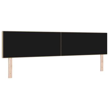 LED Kopfteil mit LED-Lichtleisten Grau-Grün 200 cm Cordstoff
