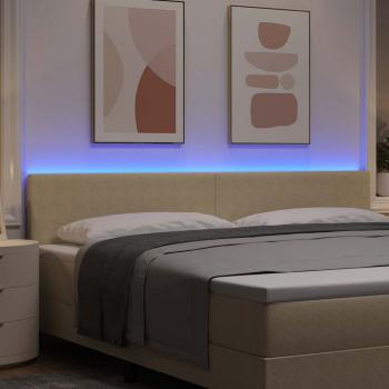 LED Kopfteil Einfarbig Hellgrün Grau 100 cm Cordstoff