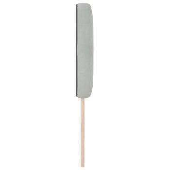 LED Kopfteil Kristallknopf Gepolstert Hellgrau 80 cm Samt