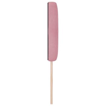 LED Kopfteil mit LED-Lichtleisten mit Kopfteil Rosa 80 cm Samt