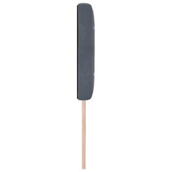 LED Kopfteil Kristallknopf Gepolstert Dunkelgrau 80 cm Samt
